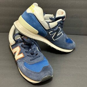 New Balance 574 Men’s Sneakers – Navy Blue (Size 12 US)